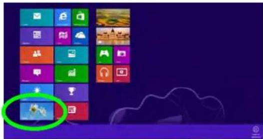 Nexoc G728II - Écran d'accueil &amp; bureau de Windows - 1