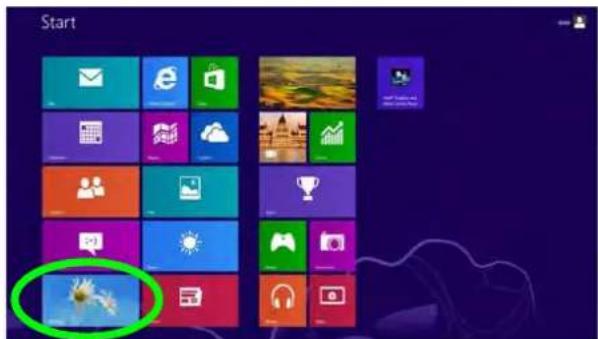 Nexoc G728II - Schermata Start e Desktop di Windows - 2