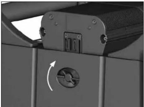 HK AUDIO Lucas Nano 300 - Déplacement du dispositif de sécurité réservé au transport - 1
