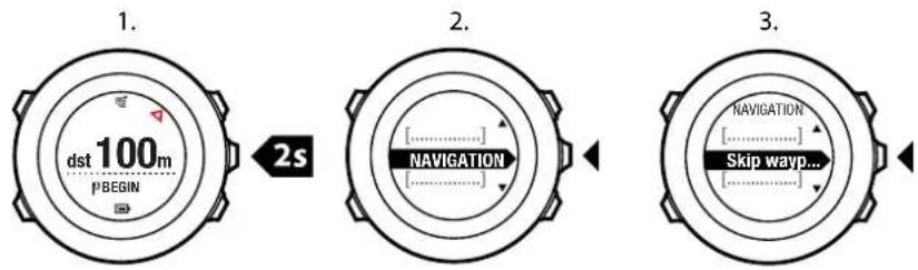 SUUNTO Ambit2 R - Navigation le long d'un itinétaire - 2