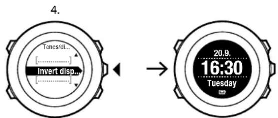 SUUNTO Ambit2 R - Inversion de l'affichage - 2