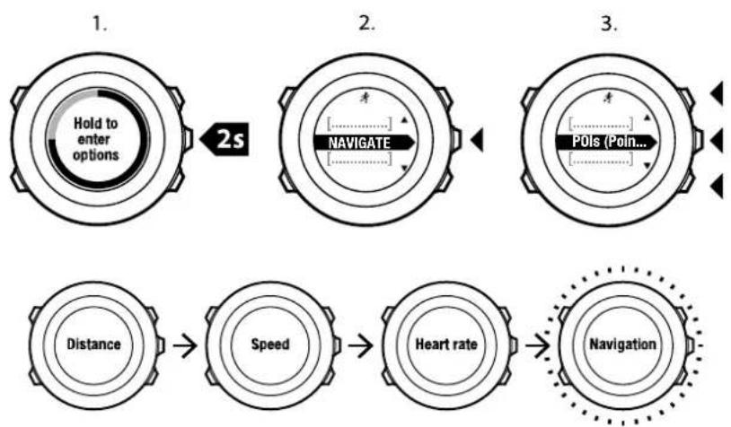 SUUNTO Ambit2 R - Navigation pendant l'exercice - 1