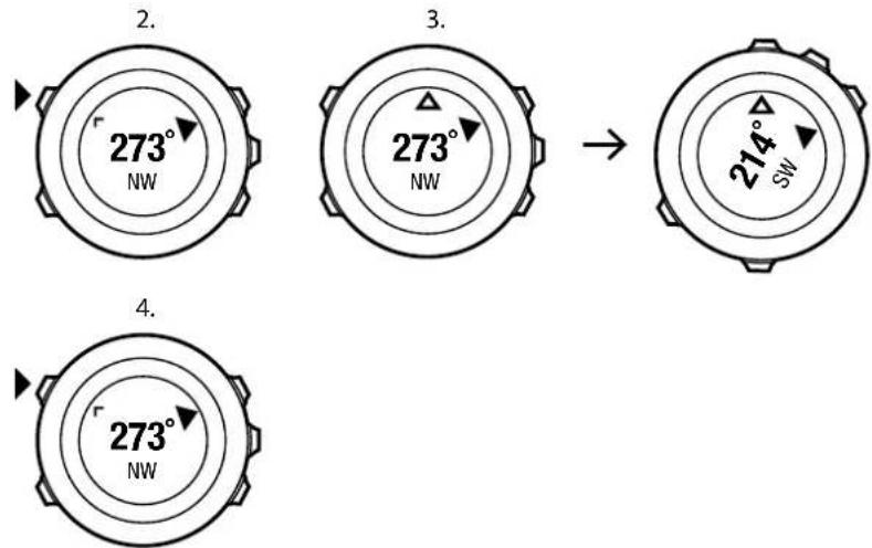SUUNTO Ambit2 R - Définition du verrouillage de relèvement - 1