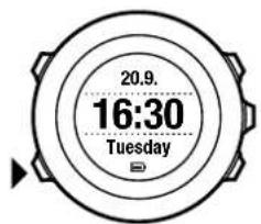 SUUNTO Ambit2 R - Utilisation du mode heures - 1