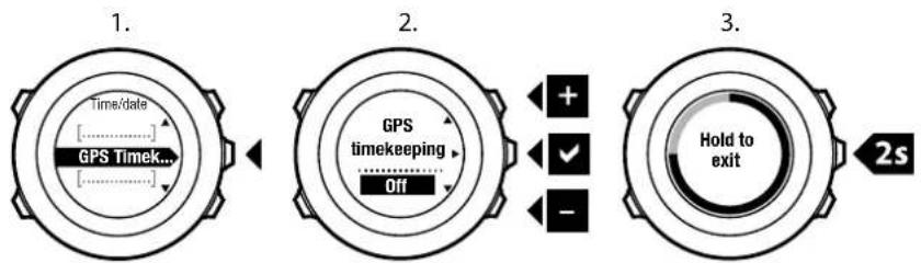 SUUNTO Ambit2 R - Utilisation de la synchronisation GPS - 1