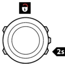 SUUNTO Ambit2 R - Utilisation du rétroéclairage et du verrouillage des boutons - 3