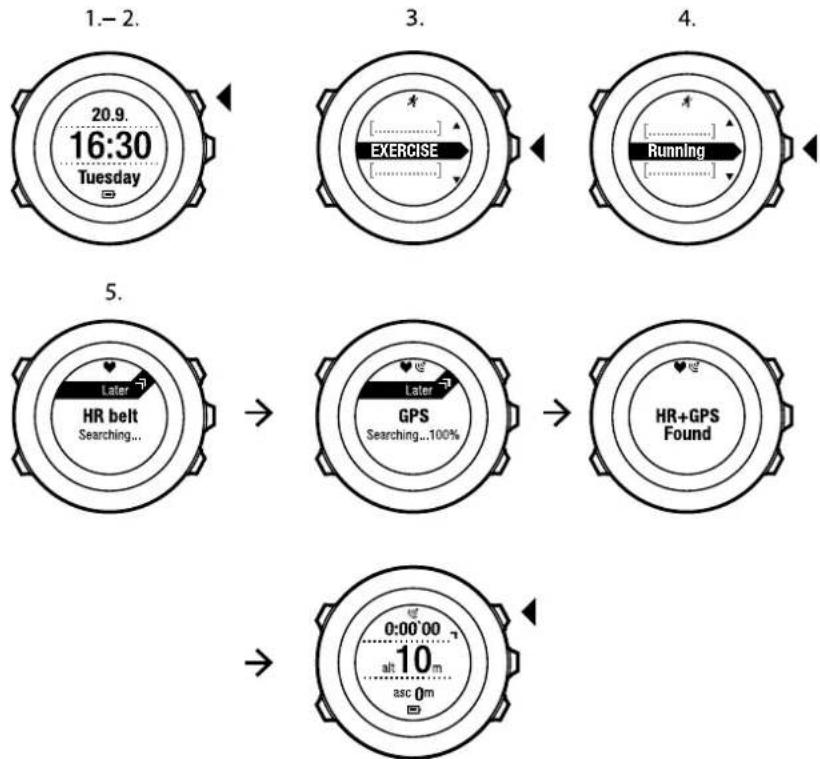 SUUNTO Ambit2 R - Enregistrement de l'altitude - 1