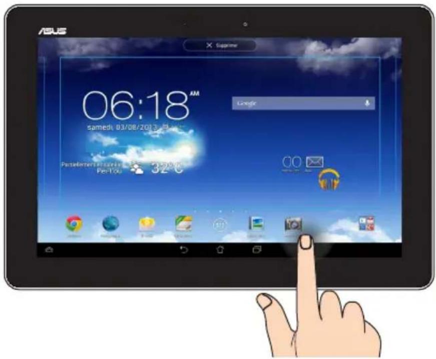ASUS MeMO Pad FHD 10 ME302KL - Glissé/Déplacé/Longue pression - 1