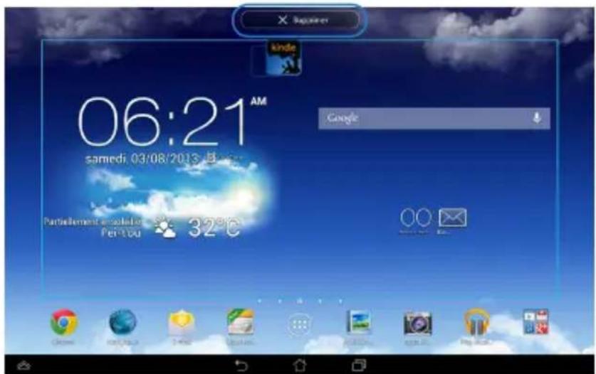ASUS MeMO Pad FHD 10 ME302KL - Supprimer une application de l'écran d'accueil - 1