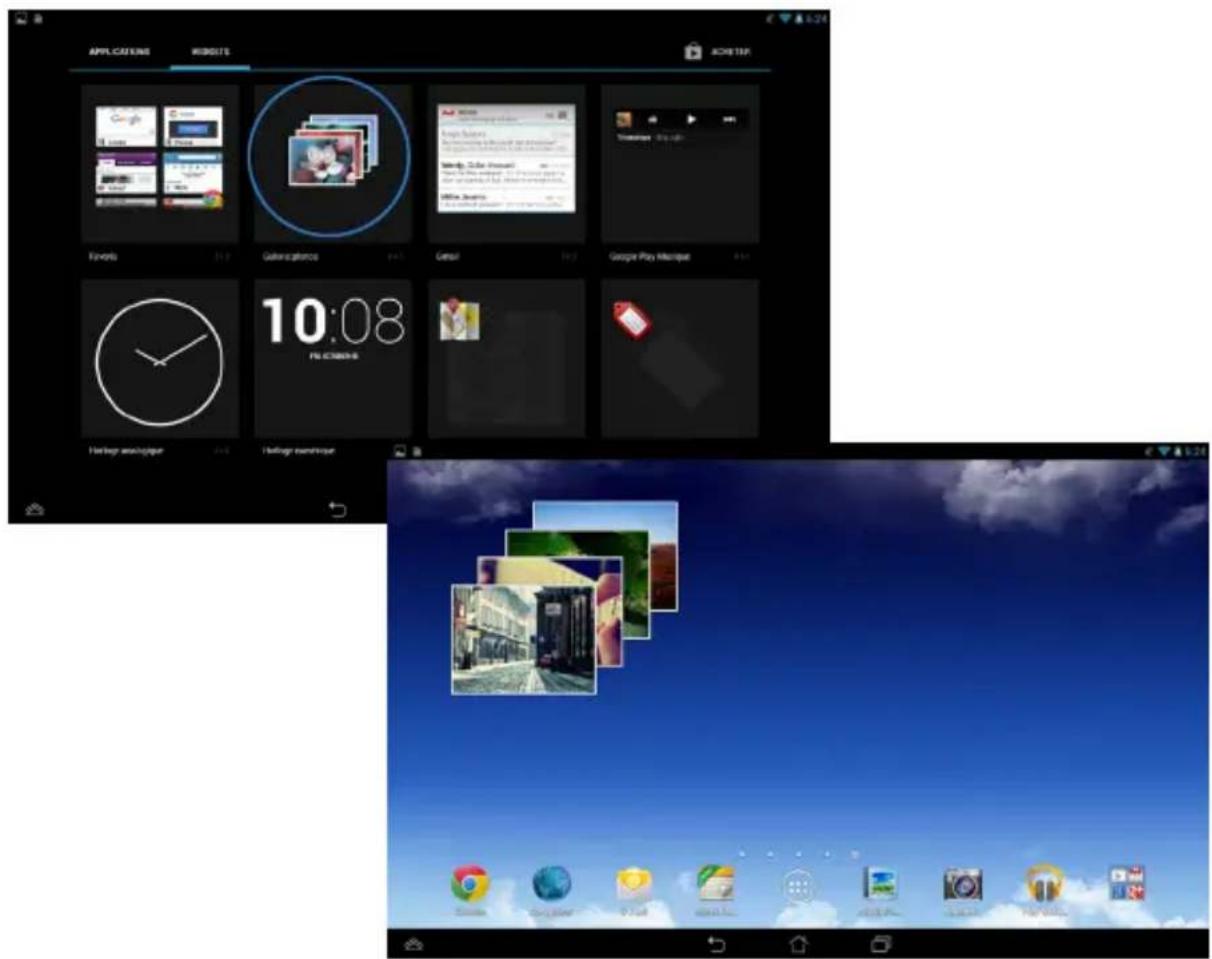 ASUS MeMO Pad FHD 10 ME302KL - Utiliser le widget Galerie photos - 1