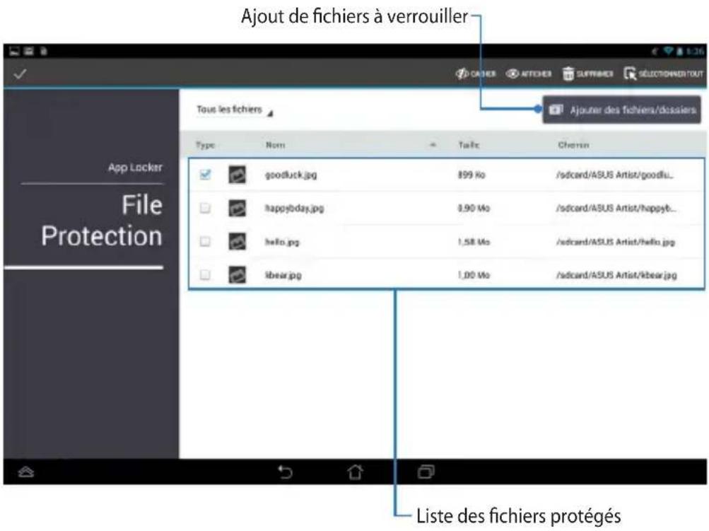 ASUS MeMO Pad FHD 10 ME302KL - Protection de fichiers - 1
