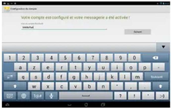 ASUS MeMO Pad FHD 10 ME302KL - Configurer un compte email - 3