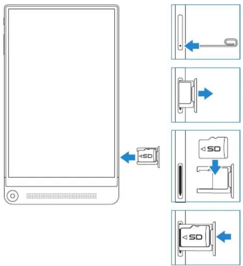 DELL Venue 8 - Insérer une carte microSD - 1