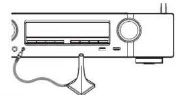 MARANTZ NR1605 - Connectez le microphone de mesures et de configuration sur la prise SETUP MIC de cet apparéil. - 1