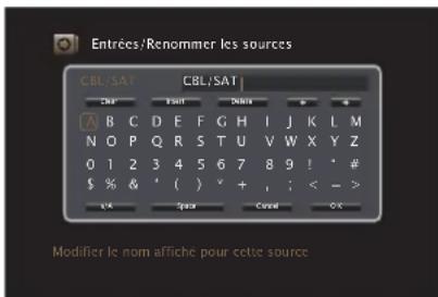 MARANTZ NR1605 - Utilisation de l'écran-clavier - 1