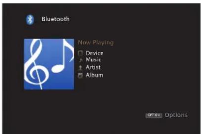MARANTZ NR1605 - Appuyez sur Bluetooth pour passer à la source d'entrée "Bluetooth". - 1