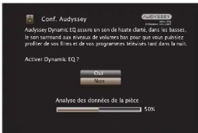 MARANTZ NR1605 - Effectuez le paramétrage de Audyssey Dynamic EQ® et Audyssey Dynamic Volume®. - 1