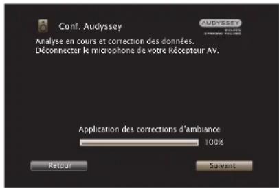 MARANTZ NR1605 - Effectuez le paramétrage de Audyssey Dynamic EQ® et Audyssey Dynamic Volume®. - 2