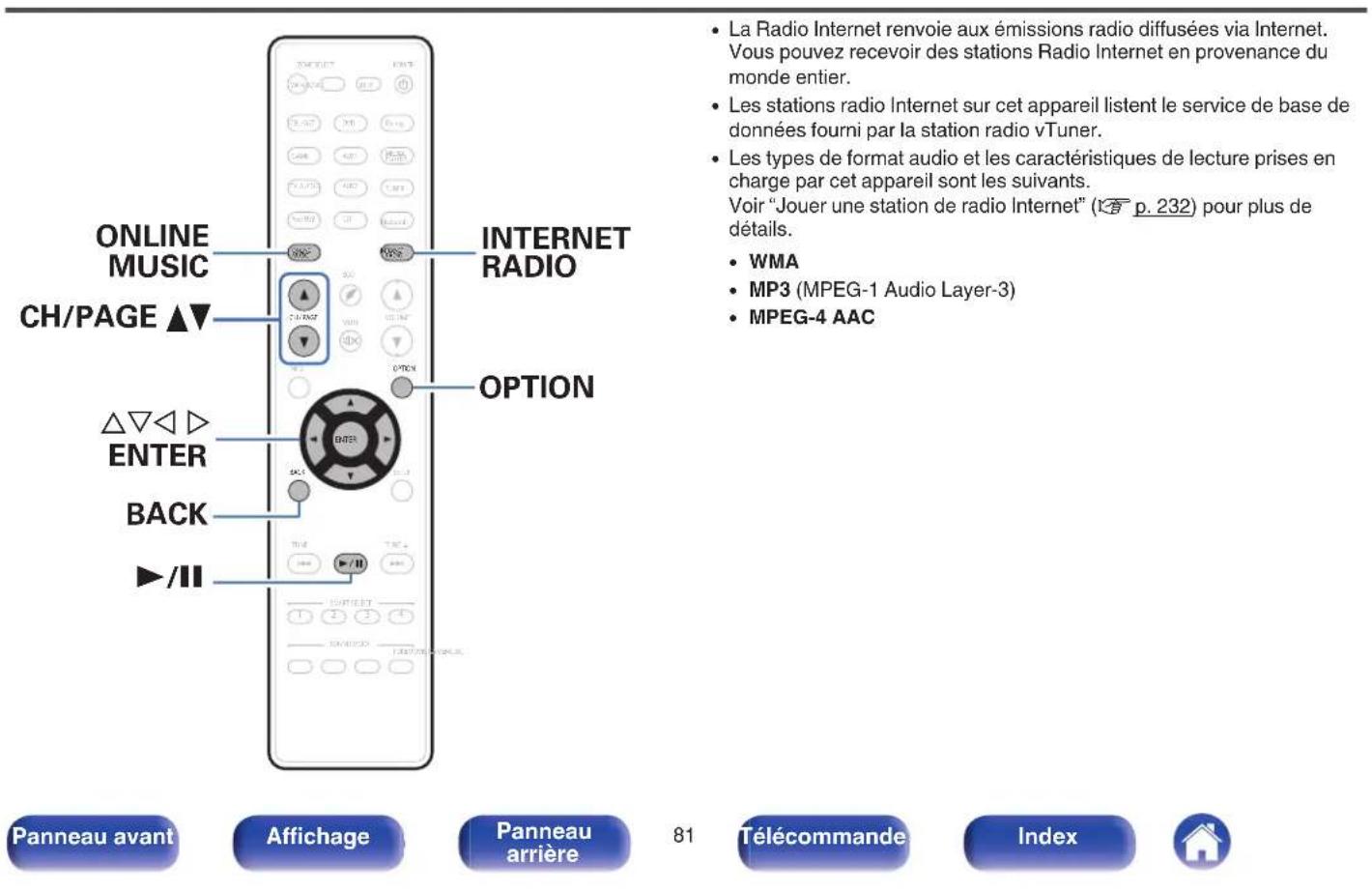 MARANTZ NR1605 - Écoute de Radio Internet - 1