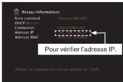 MARANTZ NR1605 - Contrôle de l'appareil à partir d'un contrôle Web - 1