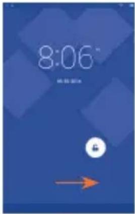 ALCATEL POP 8 - Déverrouillage de l'écran de la tablette - 1