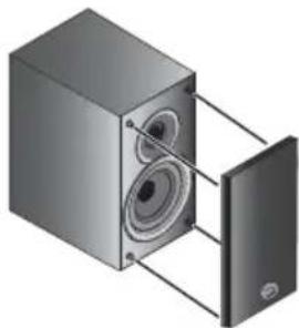 PIONEER XCM52BTW - Rotation de l'insigne d'enceinte - 3