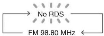 PIONEER XCM52BTW - Informations données par RDS - 3