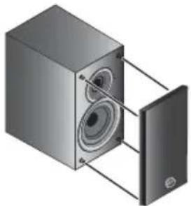 PIONEER XCM52BTW - como extraer y colocar la rejilla frontal - 1