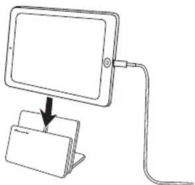 PIONEER XCM52BTW - Utilisation du support avec un iPad - 1