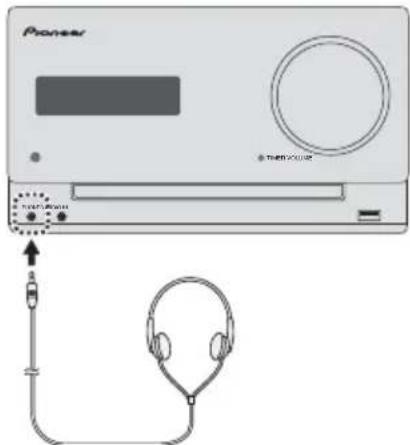 PIONEER XCM52BTW - Uso de auriculares - 1