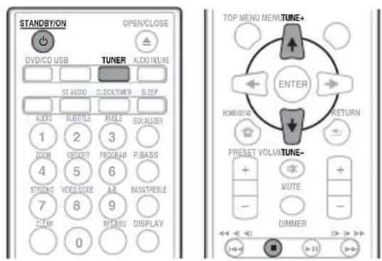 PIONEER XCM52BTW - Listening to the radio broadcasts - 1