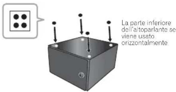PIONEER XCM52BTW - Collocare gli altoparlanti orizzontalmente - 1