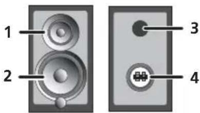 PIONEER XCM52BTW - Sistema de altevoces - 1