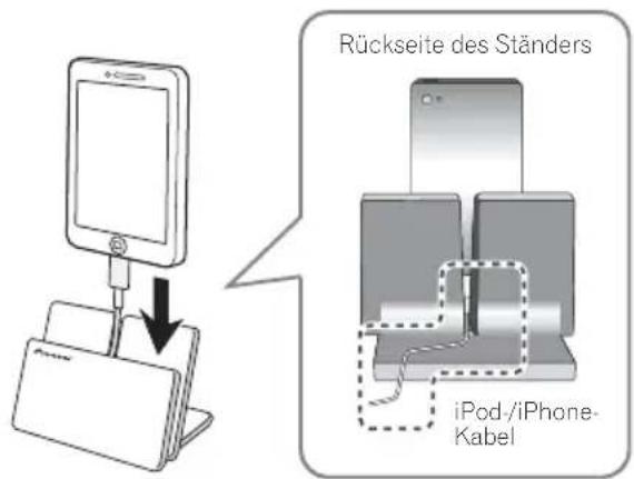 PIONEER XCM52BTW - Verwendung eines iPod/iPhone - 1