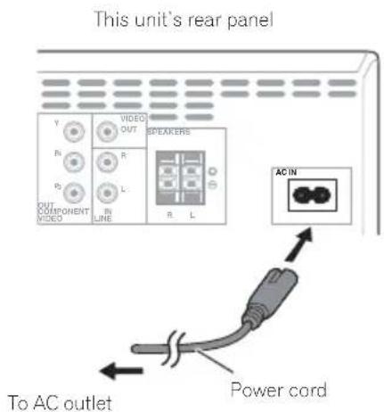 PIONEER XCM52BTW - Plugging in - 1