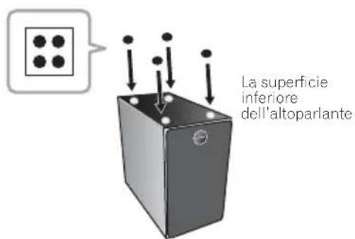 PIONEER XCM52BTW - Collocare gli altoparlanti verticalmente - 1