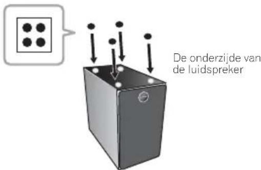 PIONEER XCM52BTW - Plaatsing van de luidspekersrechtop - 1