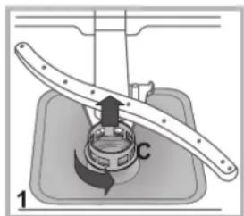 INDESIT DFG 15B1 A EU - Cleaning the filters - 1