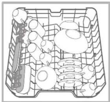 INDESIT DFG 15B1 A EU - Upper rack - 1