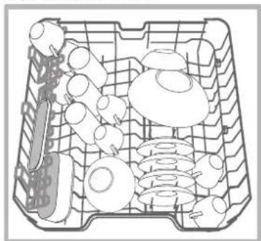 INDESIT DFG 15B1 A EU - Panier supérieur - 1