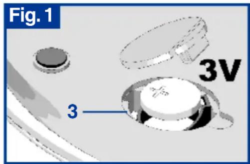 TERMOZETA Bilancina 85854G - INSERTION ET REMPLACEMENT DE LA BATTERIE - 1