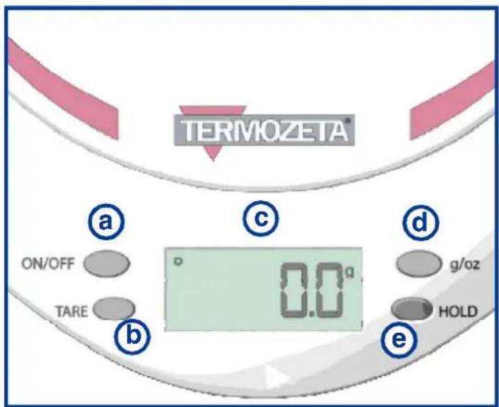 TERMOZETA Bilancina 85854G - INSTRUCCIONES DE USO - 1