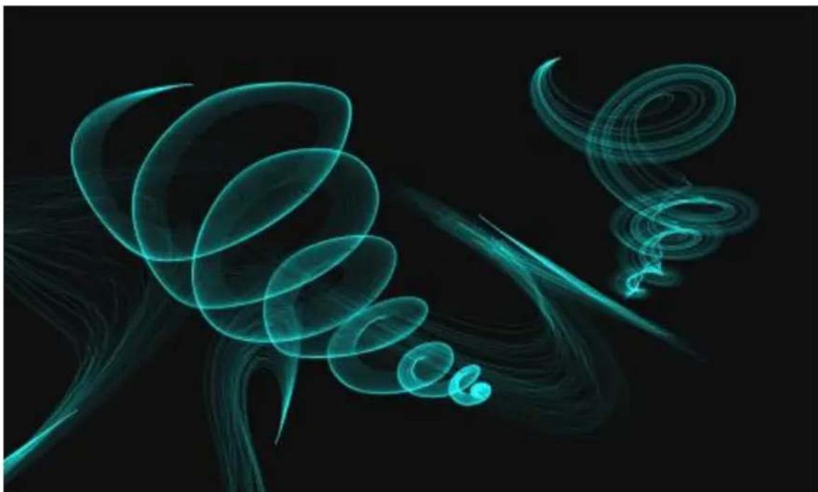 COREL Painter 2015 - Styles de particules à attraction magnétique - 1