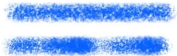 COREL Painter 2015 - Options de la zone Aérographe - 4