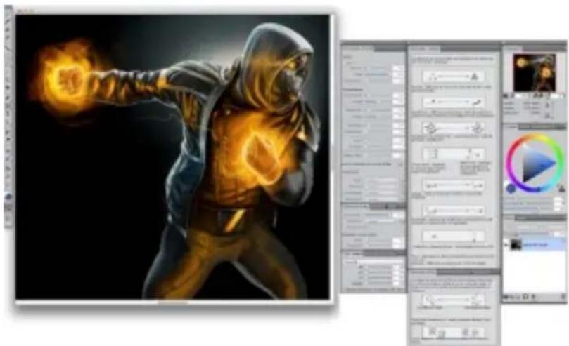 COREL Painter 2015 - Dispositions de palettes d'interface utilisateur personnalisées - 1