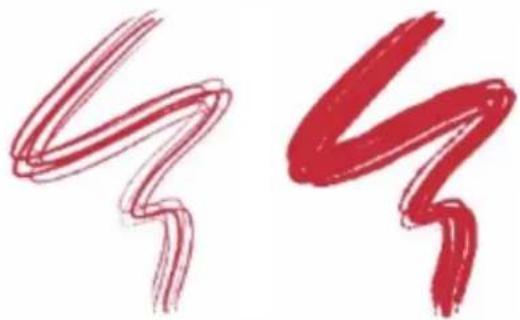 COREL Painter 2015 - Options de la zone Soies statiques - 1