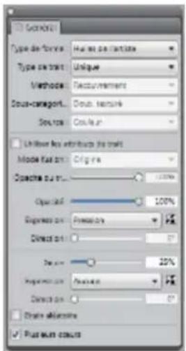 COREL Painter 2015 - Nouveautés dans les panneaux de commandes de styles - 3