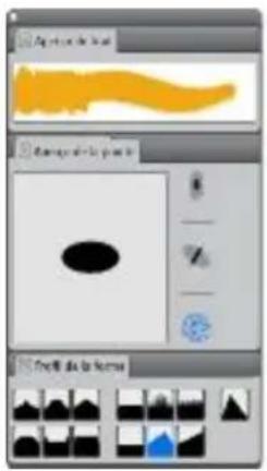 COREL Painter 2015 - Nouveautés dans les panneaux de commandes de styles - 2