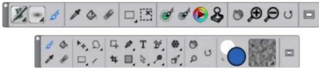 COREL Painter 2015 - Affichage de la boîte à outils - 1