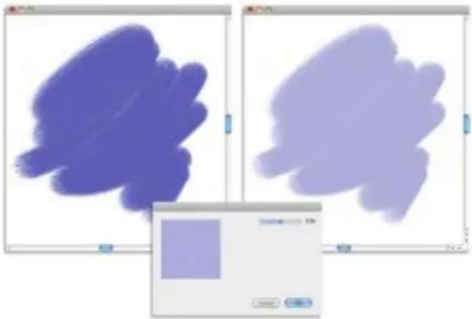 COREL Painter 2015 - Limitation, atténuation et annulation des traits - 1